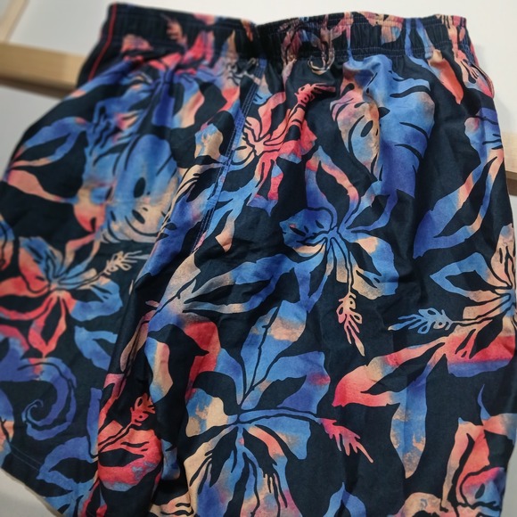 Speedo Floral Swim Trunks Mens XL Hawaiian Print Swimsuit Shorts - Picture 1 of 6